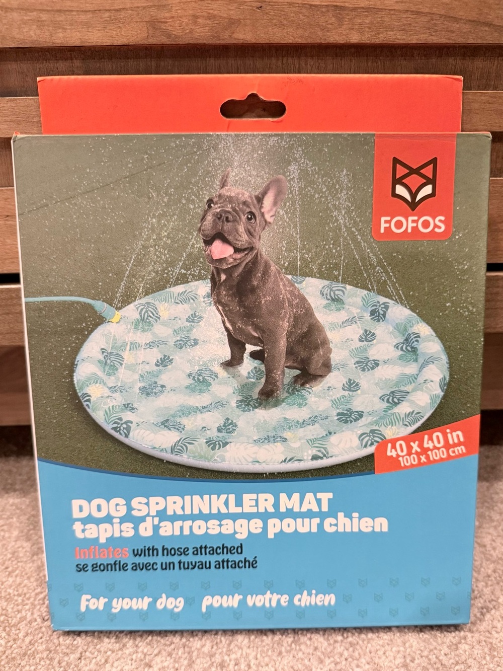 New! FoFo’s Dog Sprinkler mat 40” X 40”